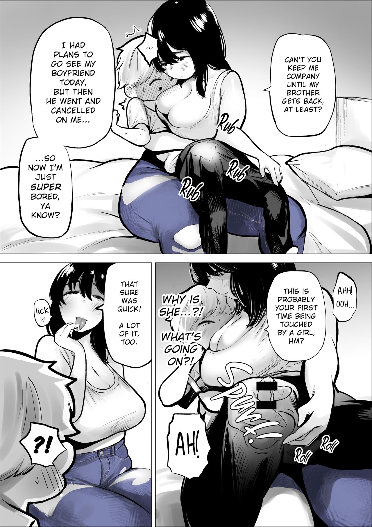 Tomodachi Onee-san wa Shigeki ga Tsuyoi | My Friend's Sister Can Be Rather Pursuasive page 9 full