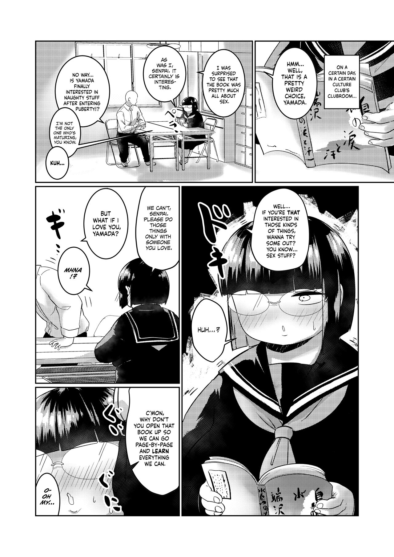 Pocchari Kouhai to Futarikiri no Bushitsu de | Alone in the Clubroom with my Plump Junior page 4 full