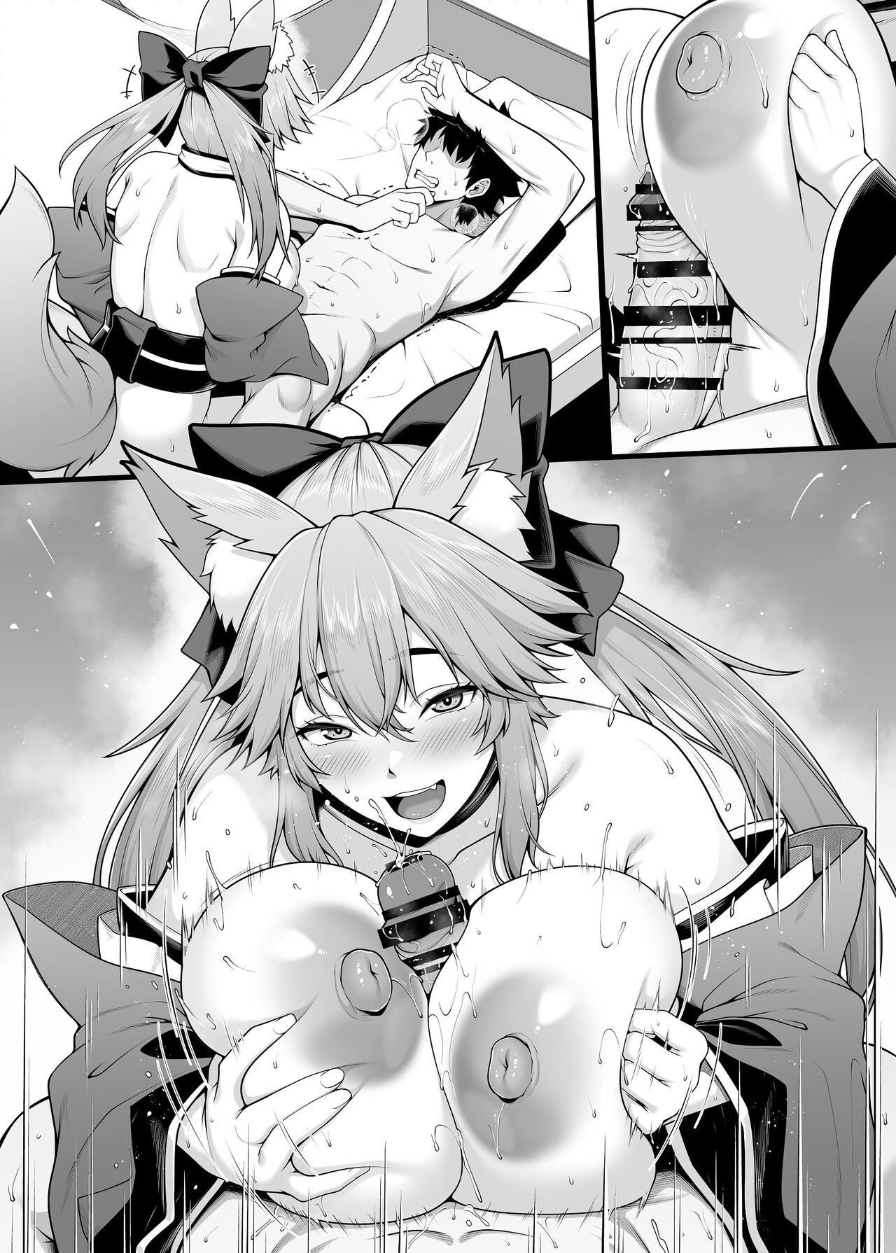 Tamamo no Sourou Kaizen Training Manga 1 "Paizuri Hen" page 7 full