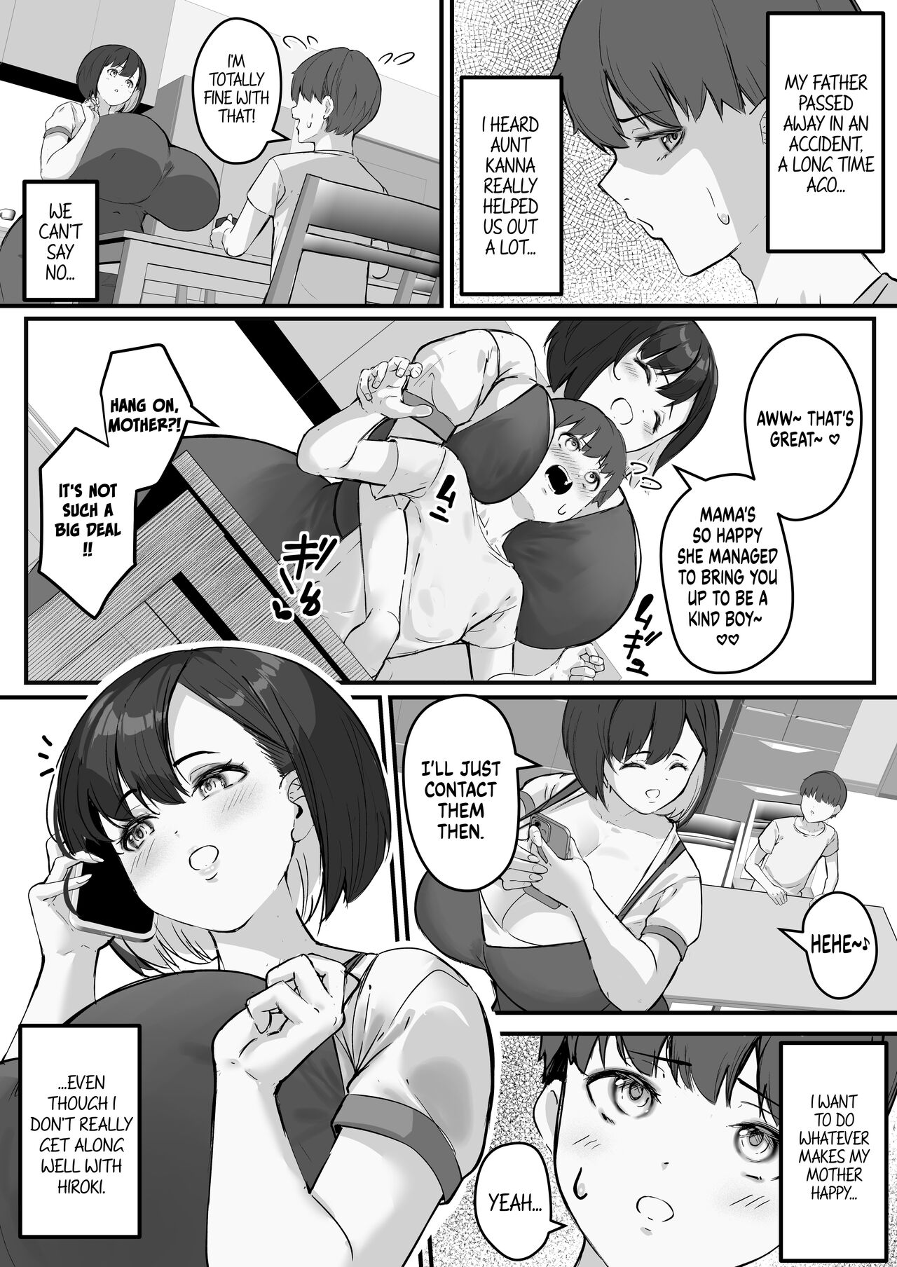 Netorare Kaa-san - Kaa-san ga Aitsu no Nikubenki ni Natta Hi 1 page 4 full