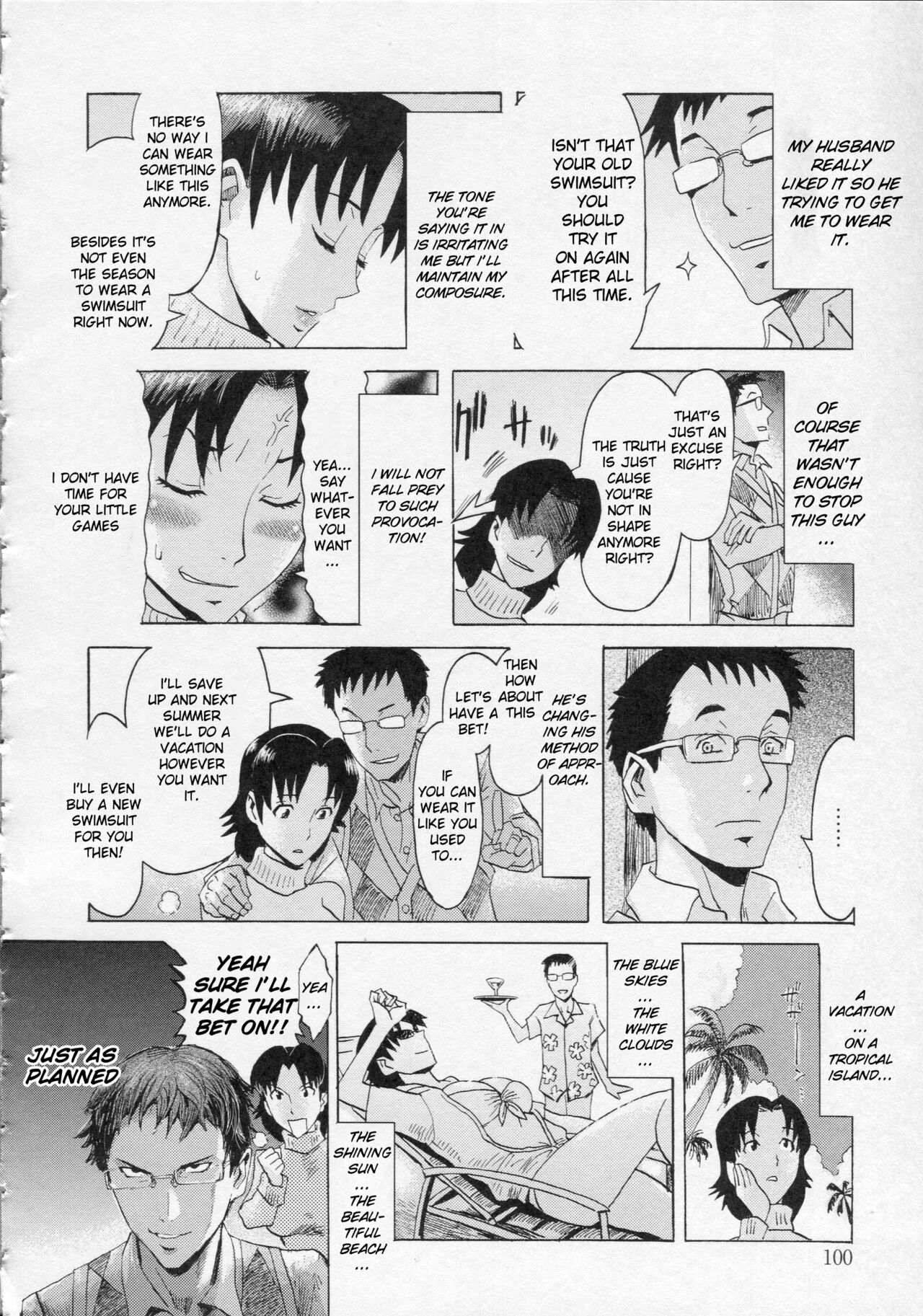 Okusama to Mukashi Kita Mizugi | The Wife and the Old Swimsuit page 2 full