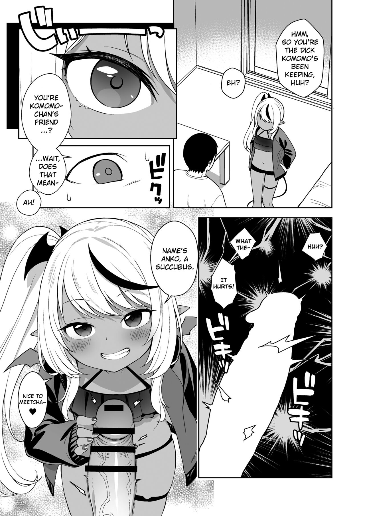 Chibi Succu Shiko Life 2 Nioi de Ecchi na Kibun ni Sasechau Succubus Hen 2 | A Life of Getting Jerked Off by a Tiny Succubus Whose Smell Makes You Horny 2 page 7 full
