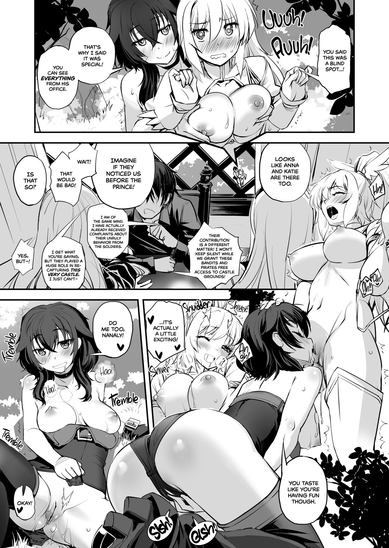 Shiro to Kage no Okugai Yuugi | Nanaly and Rita’s Outdoor Frolicking page 4 full