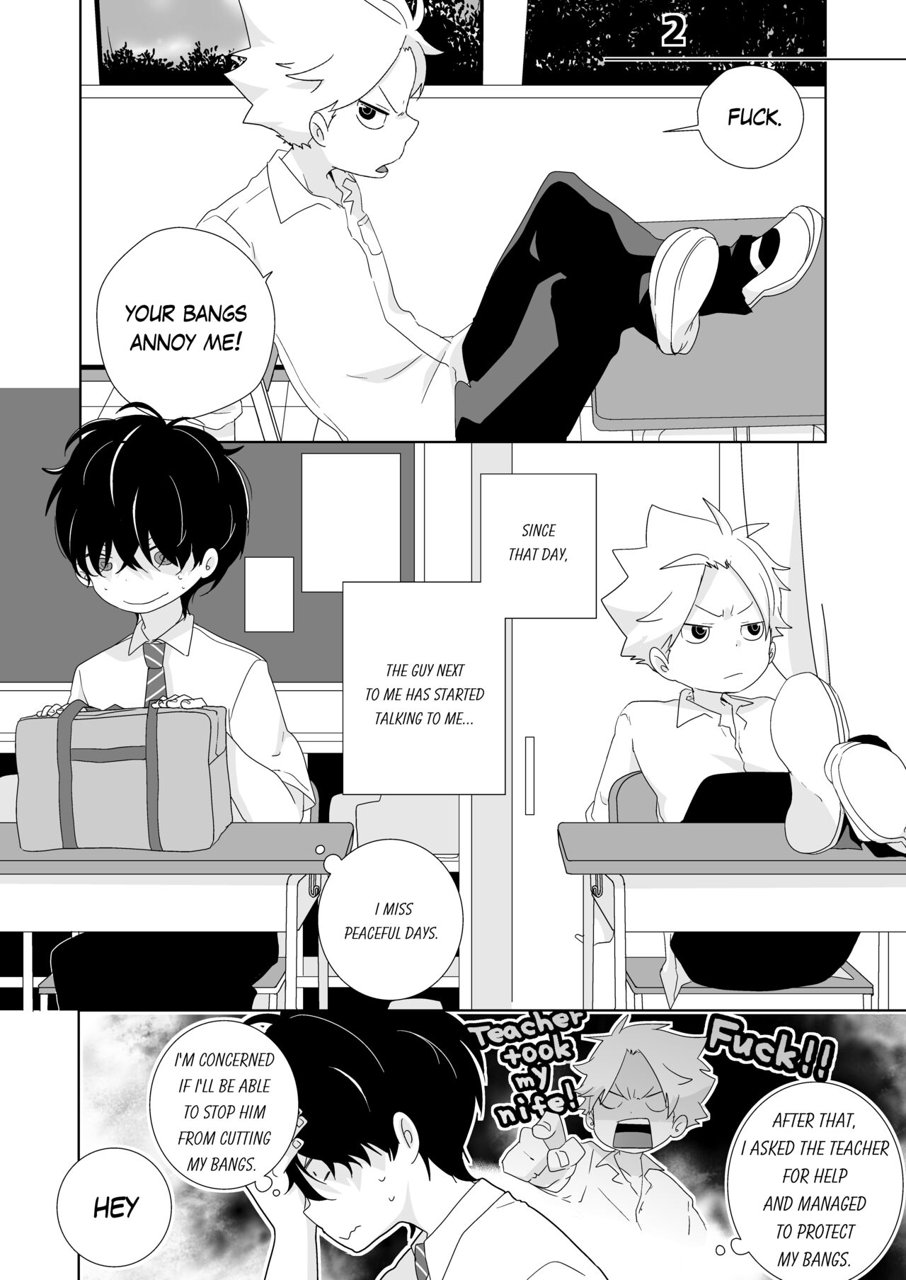 InCha-kun to Furyou-kun | The Troublemaker and the Nerd page 3 full