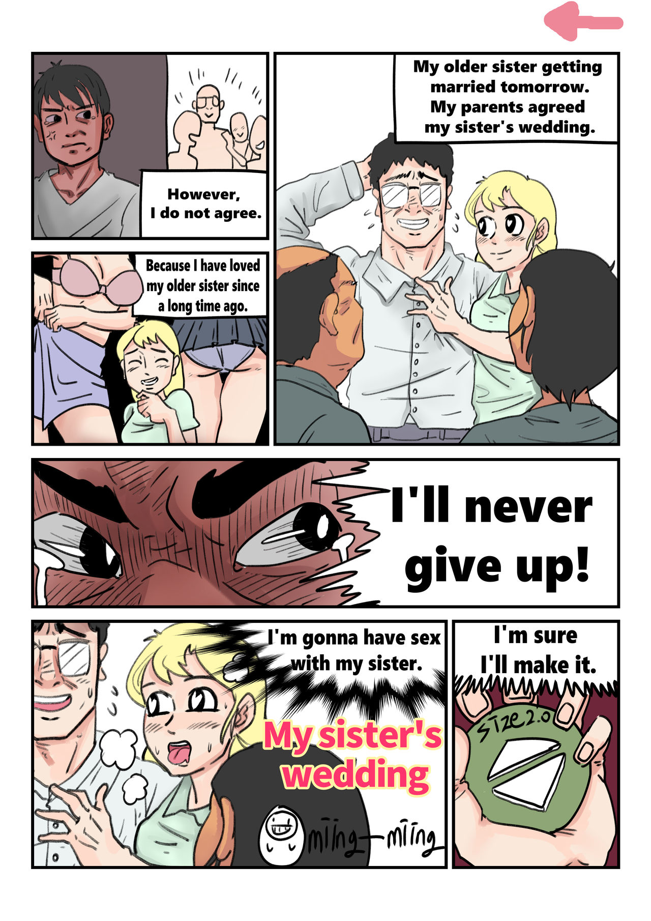 My Sister's Wedding page 1 full