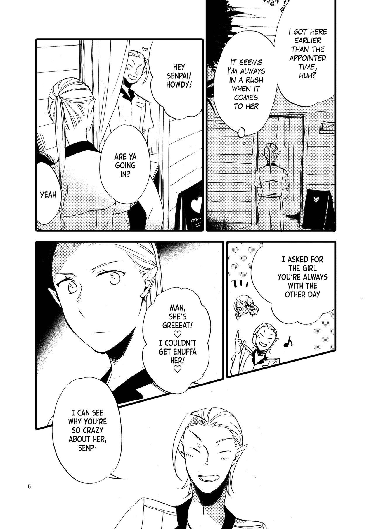 Anata ni Ai o Anata ni Hana o Yui - Let me give love to you, I will give a flower to you Conclusion page 5 full
