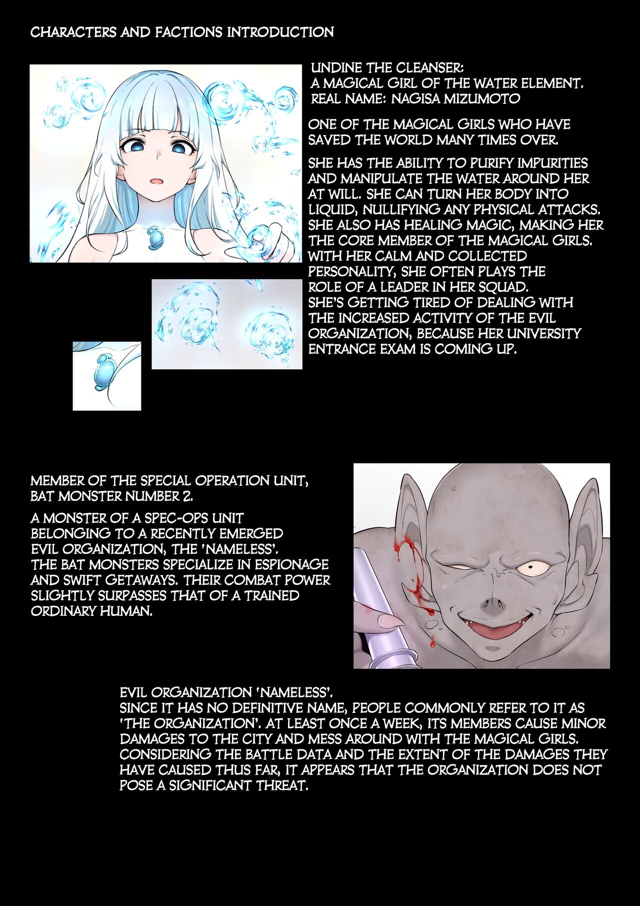 Mizu no Mahou Shoujo VS Slime Kaijin page 1 full