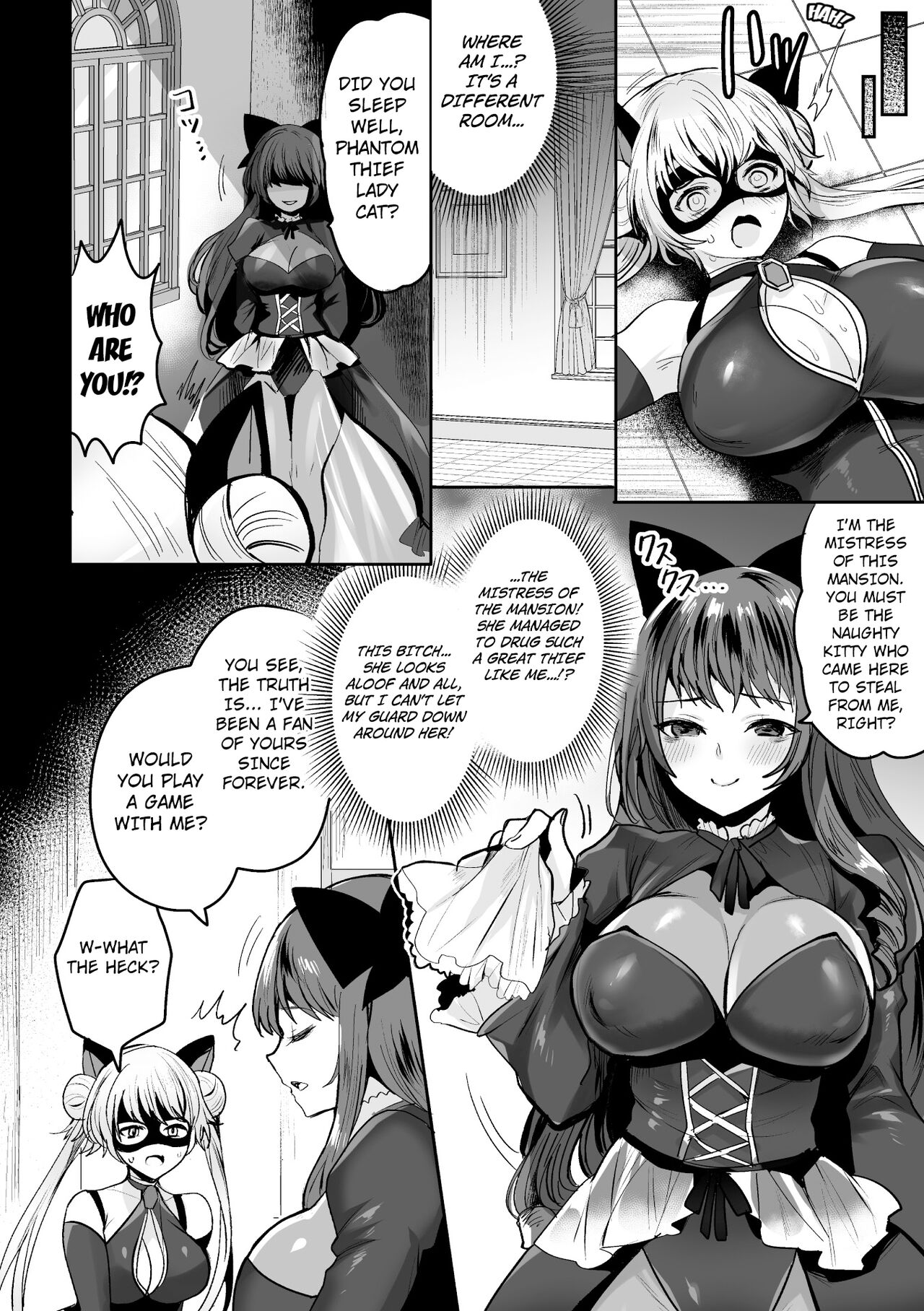 Kaitou Lady Cat ~Shokushukan to Onna Shujin no Inbou~ | Phantom Thief Lady Cat page 4 full