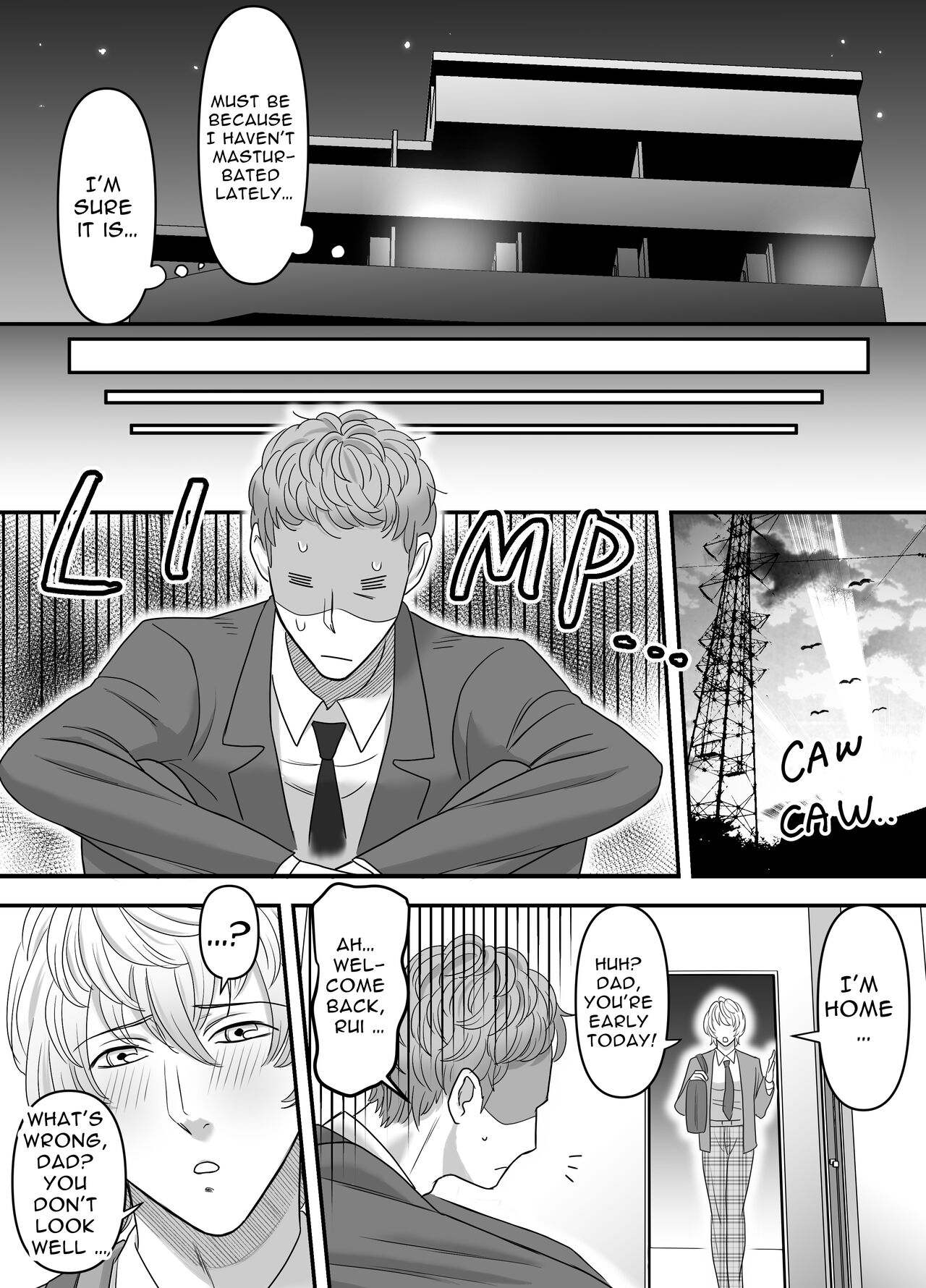 Chichioya no Koto ga Daisuki Sugiru Musuko to Issen o Koechau Ohanashi | A Story about Crossing the Line with a Son Who Loves his Dad page 6 full