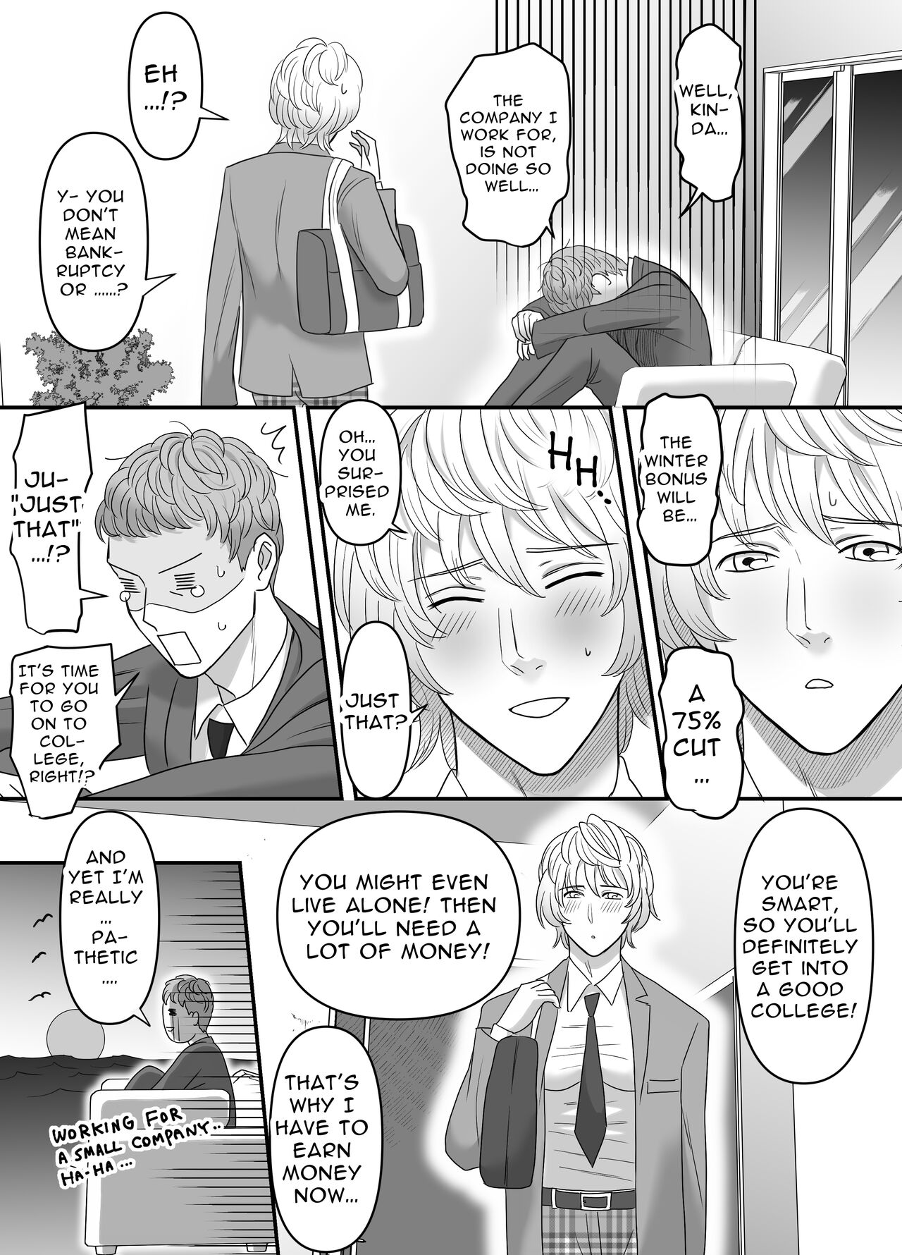 Chichioya no Koto ga Daisuki Sugiru Musuko to Issen o Koechau Ohanashi | A Story about Crossing the Line with a Son Who Loves his Dad page 7 full