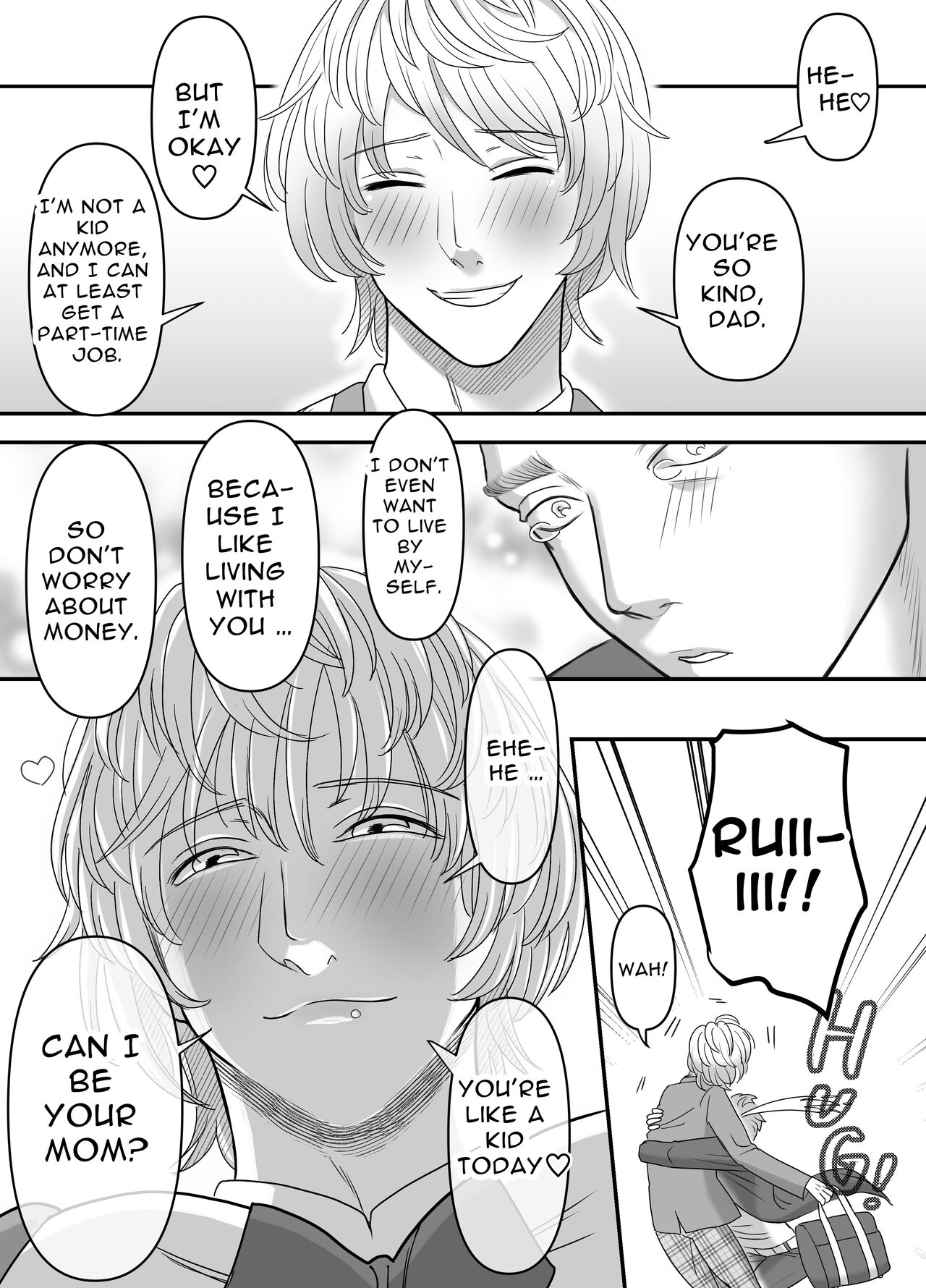 Chichioya no Koto ga Daisuki Sugiru Musuko to Issen o Koechau Ohanashi | A Story about Crossing the Line with a Son Who Loves his Dad page 8 full