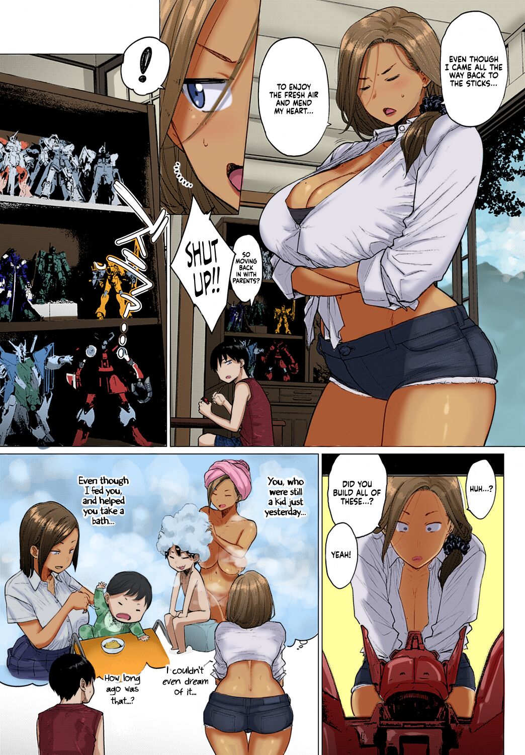 [Etuzan Jakusui] Puramo Tokashite... | Melt My Plastic Models Down… (COMIC Anthurium 2023-01) [English] [Coffedrug+RedLantern] [Colorized] [Digital] Hentai - Raw  3