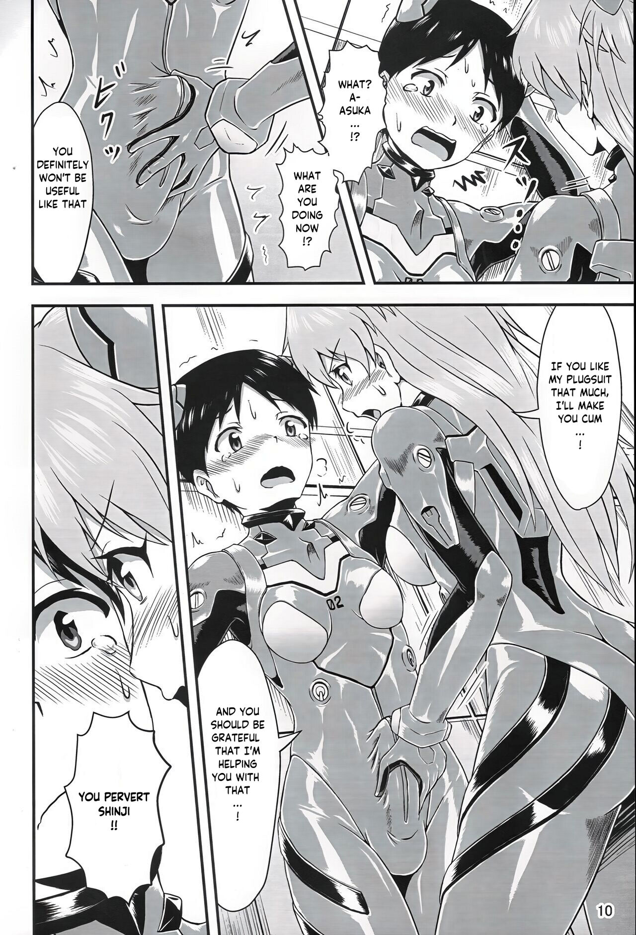 Plugsuit Josou ja Nai to...! RED | Is that plugsuit cross-dressing...!? page 9 full