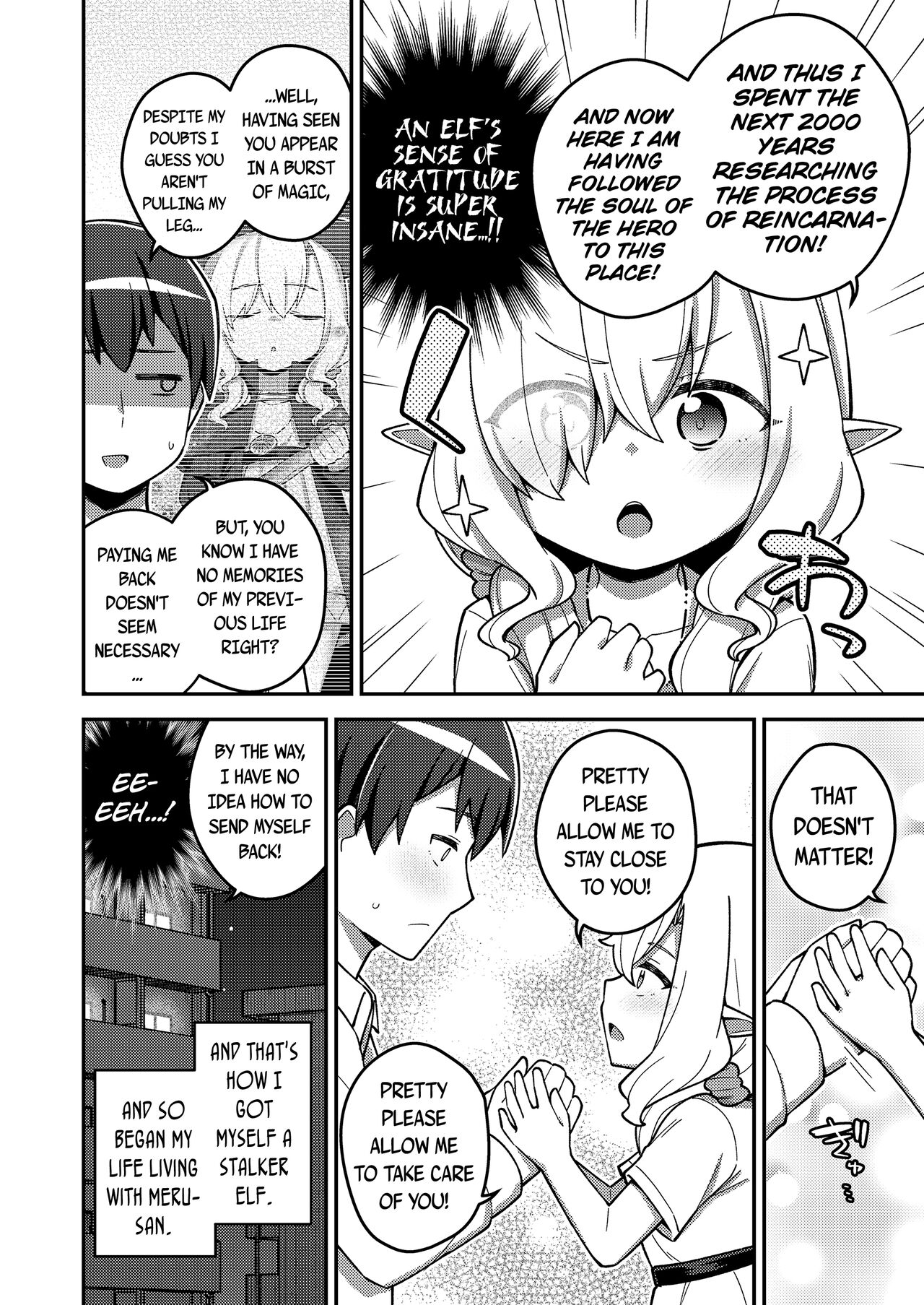 Isekai Oshikake Elf-san | The Stalker Elf From Another World page 4 full