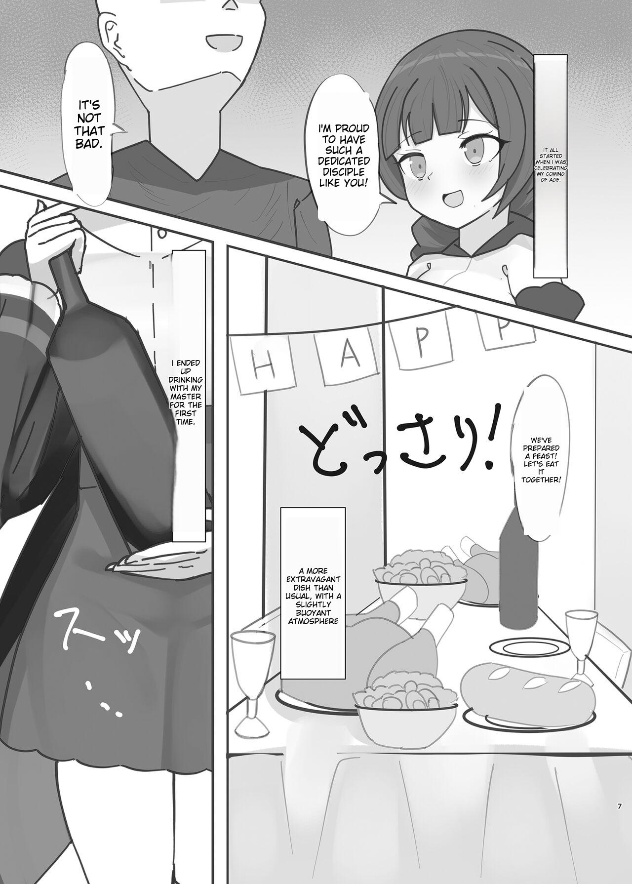 Suiminchuu no Shishou ni Ecchi na Itazura shimakuru Hon | to my sleeping master Naughty evil spree Book page 7 full