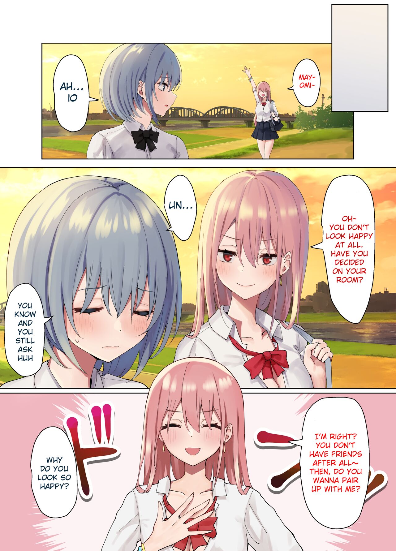 Ijimerarekko no Nekura Onna ga Jitsu wa Dohentai de Ijimekko no Ubu na Gal ni Shikaeshi o Suru Yuri 3 page 4 full