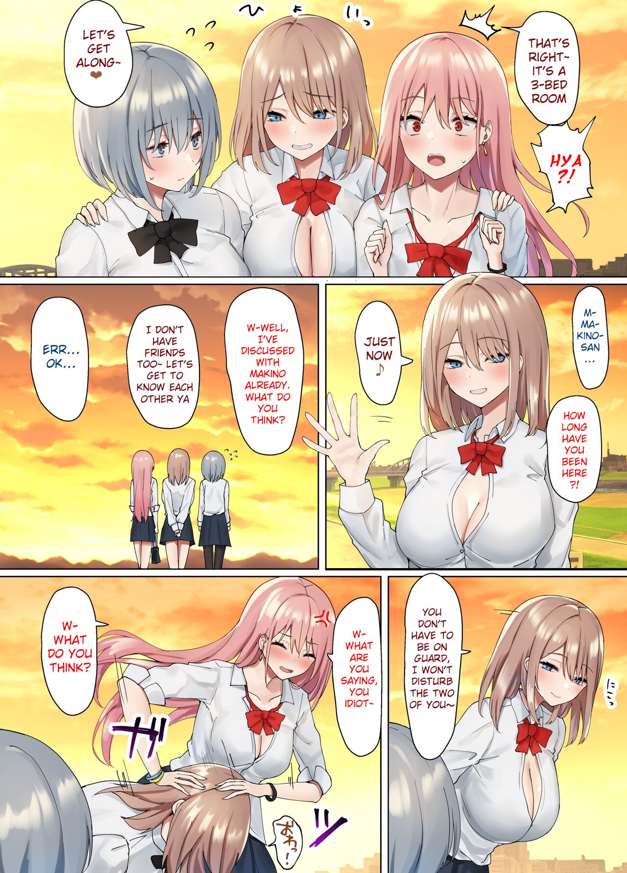 Ijimerarekko no Nekura Onna ga Jitsu wa Dohentai de Ijimekko no Ubu na Gal ni Shikaeshi o Suru Yuri 3 page 6 full