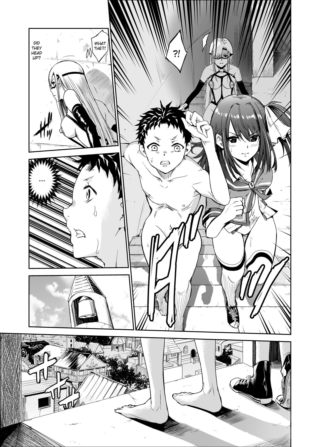 Tsuyagari Mura 4 ~Kareshi o Mamoru Tame Hikyou no Mura de Kyousei Gohoushi & NTR Sex~ page 4 full