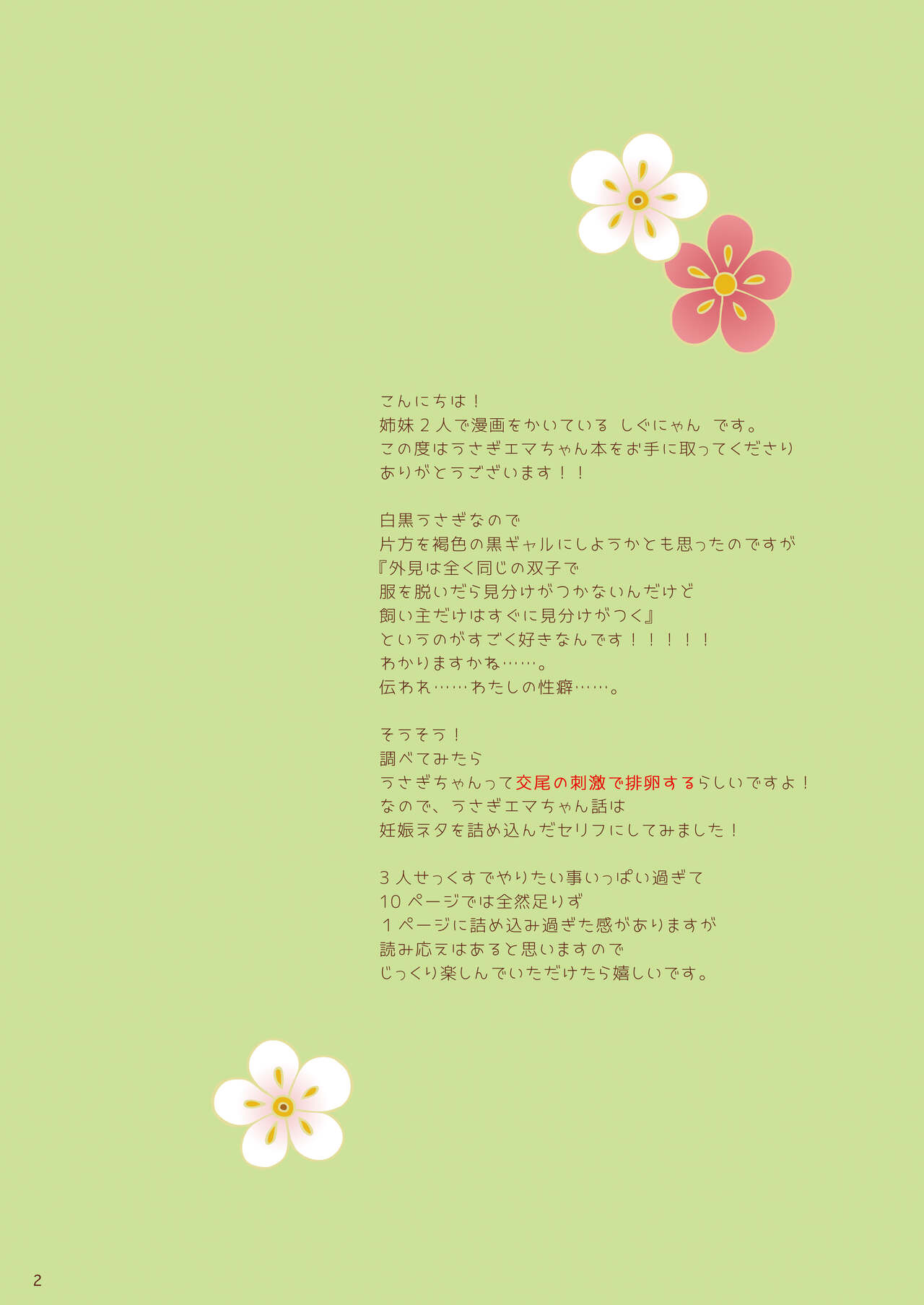 Ema ni Onegai Usagi -Hatsujou Usagi Shiro Seijun to Kuro Bitch- page 2 full