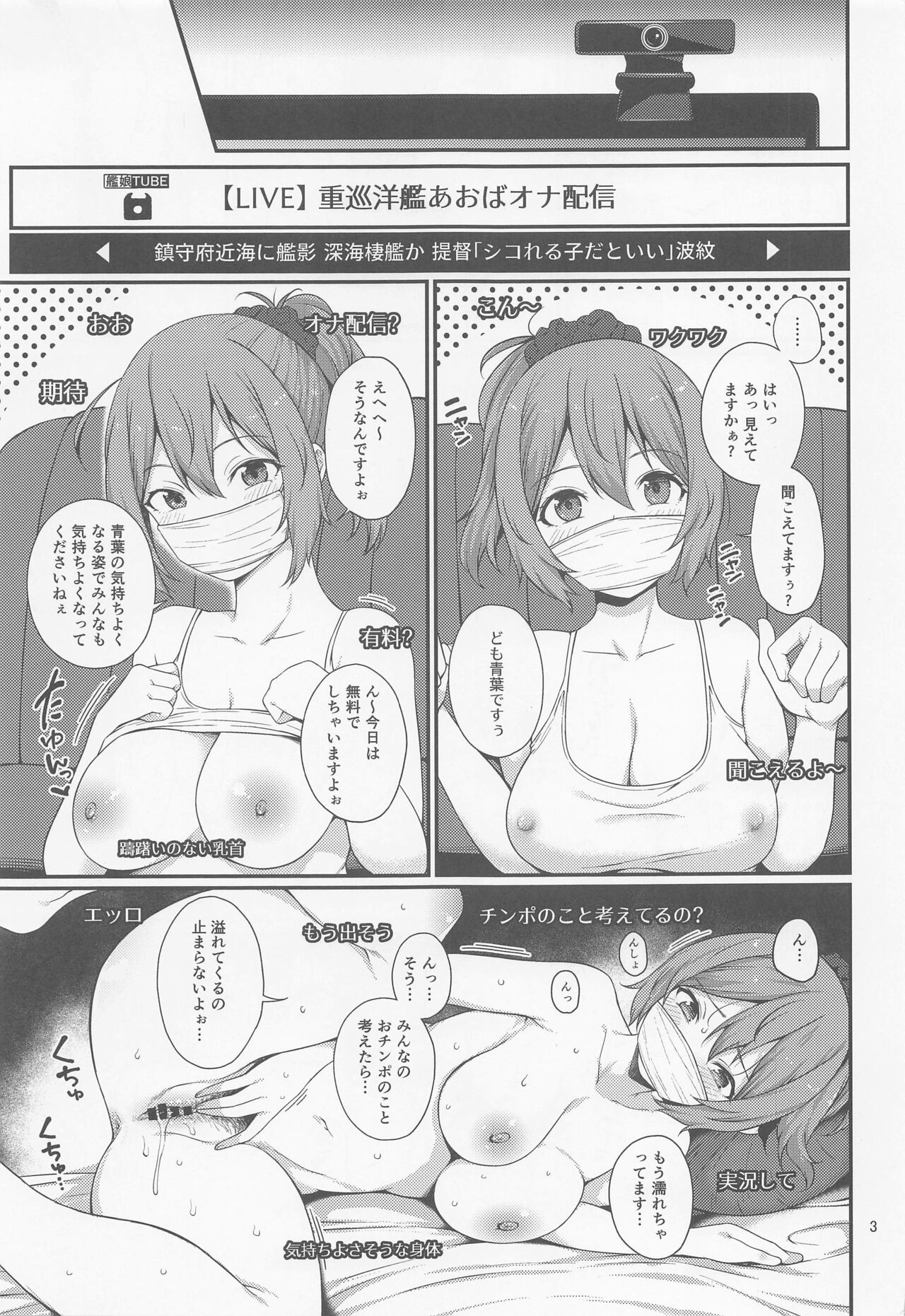 Aoba Kinugasa Dosukebe Haishin page 2 full