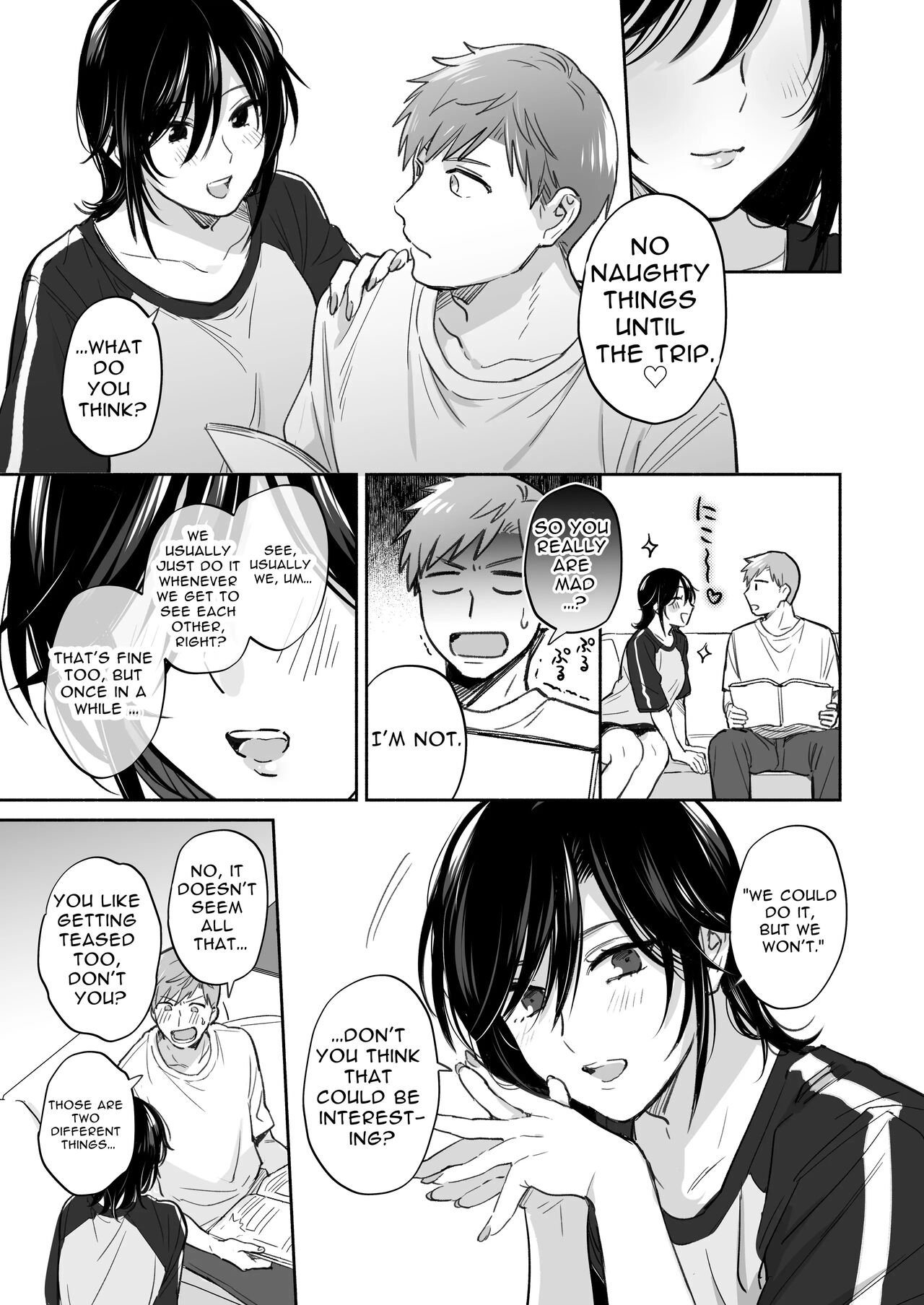 Suki Araba Kareshi no Seiheki o Yugametai! ~Gaman Genkai!! Icha Love Onsen Ryokou~ | If I Have a Chance, I Want to Warp My Boyfriend's Fetishes! ~Lovey-dovey Trip to the Hotsprings~ page 8 full