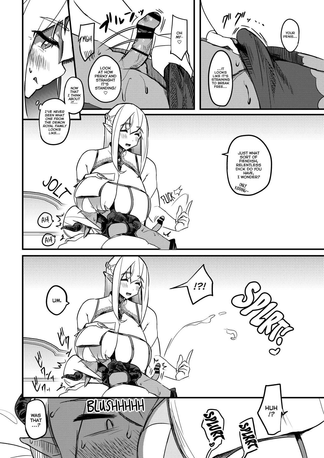 Kusozako Maou wa Chou Anzangata no Mucchimuchi Elf Mama ni Makeppanashi | The Bratty, Quick-Shot Demon Prince Just Can't Win Against This Thicc Elven Mommy! page 9 full