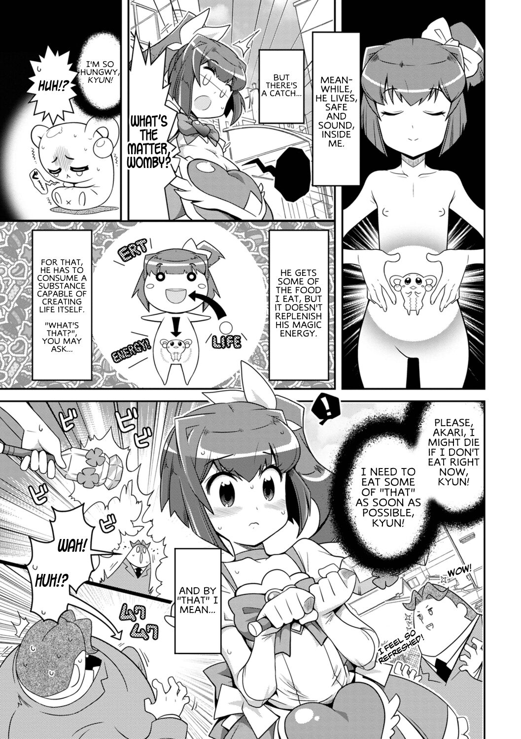 Harapeko Mahou Shoujo | Hungry Magical Girl page 3 full