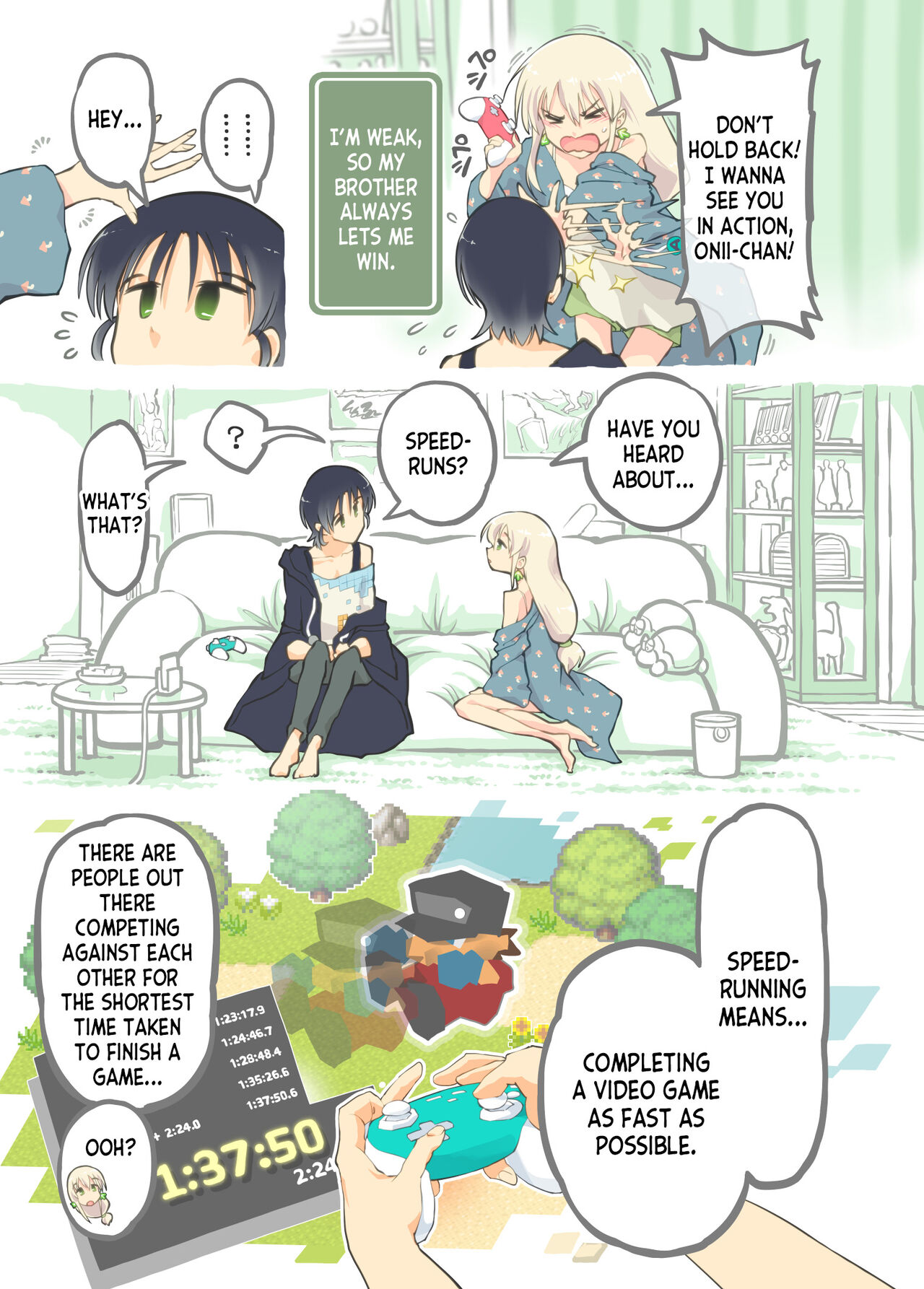 Pro Gamer Onii-chan no Zetcho RTA! page 4 full