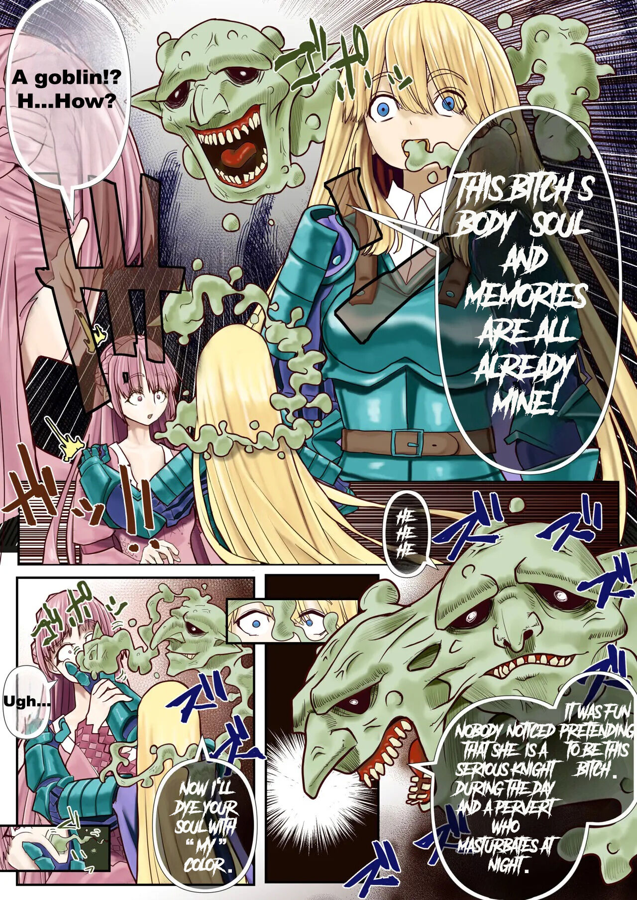 Goblin Hyoui ~Nottorareta Onna Kishi~ | Goblin Possession ~Hijacked Female Knight~ page 9 full