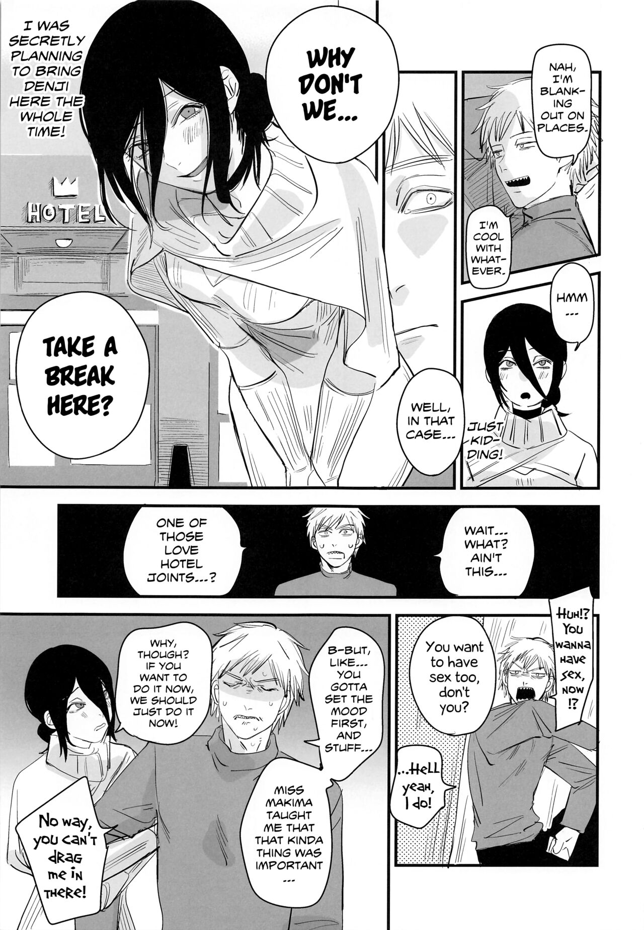 Denji-kun, Chotto Kyuukei Shimasen ka? | Why Don't We Take a Break, Denji? page 4 full