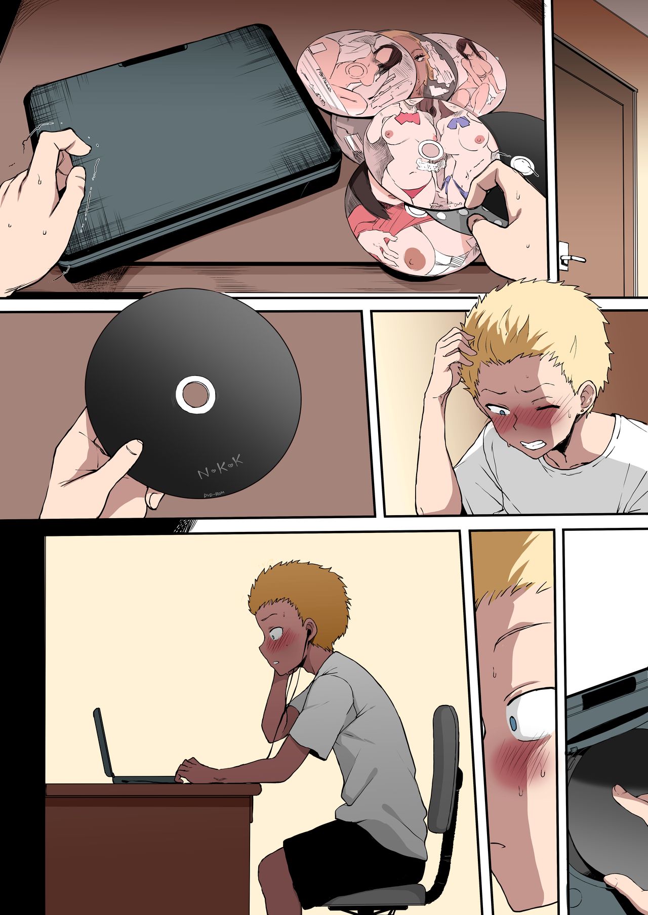 Kurojin Tenkousei ni NTRru 4 Kuroi DVD page 2 full