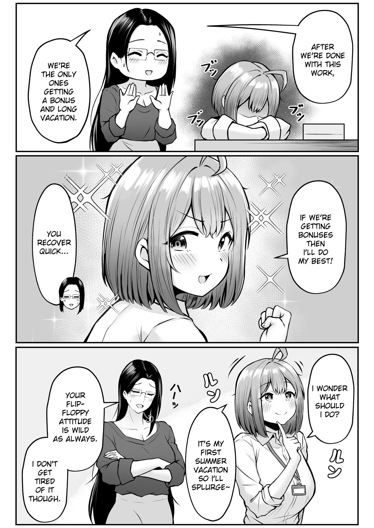 Watashi no Haizoku Saki wa Seishori-ka 2 ~Natsu no Shain Ryokou Hen~ | My Assignment is in the Sexual Relief Department ~Summer Company Trip Chapter~ page 7 full