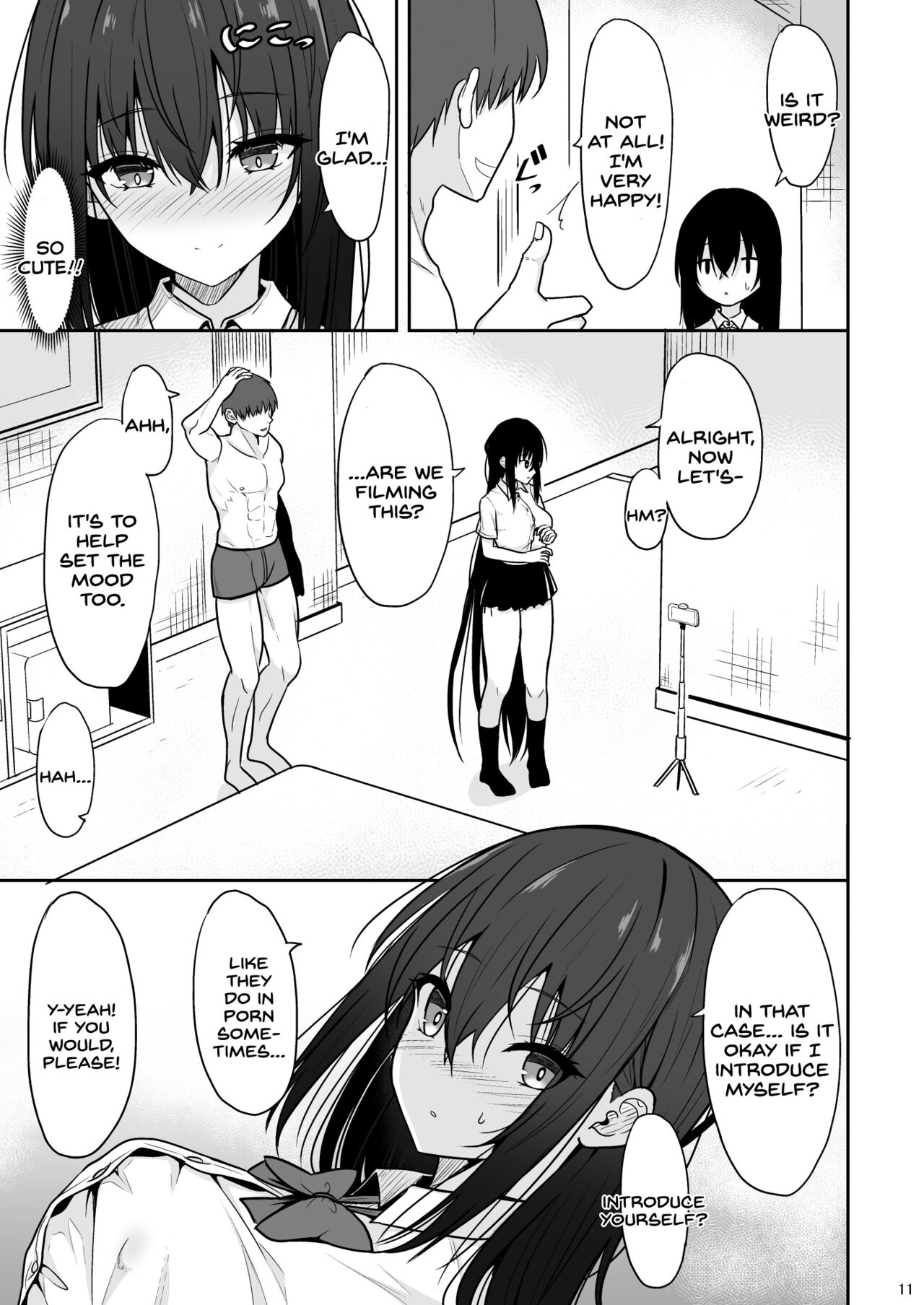 Otonashii Kanojo ga AV Satsuei Gokko de Nakadashi ga Daisuki na Dosukebe ni Naru made page 10 full
