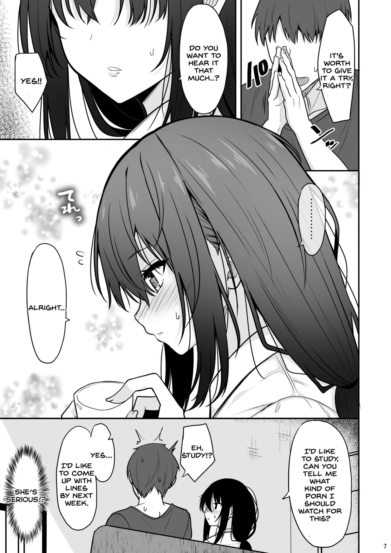 Otonashii Kanojo ga AV Satsuei Gokko de Nakadashi ga Daisuki na Dosukebe ni Naru made page 6 full
