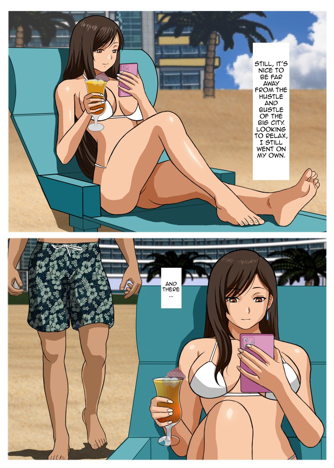 Hitozuma Tifa o Nanpashite Chitsu ni Tappuri Nakadashishichatta Hanashi | The Story About How I Hit On Tifa the Housewife And Came Buckets Into Her Uterus page 4 full