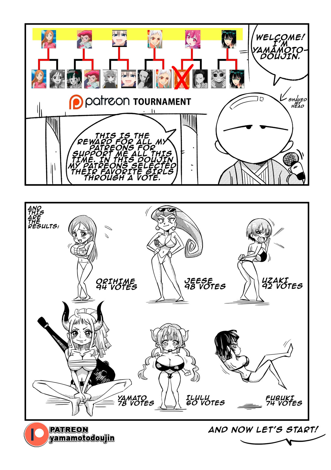 Patreon Doujin 3 page 1 full