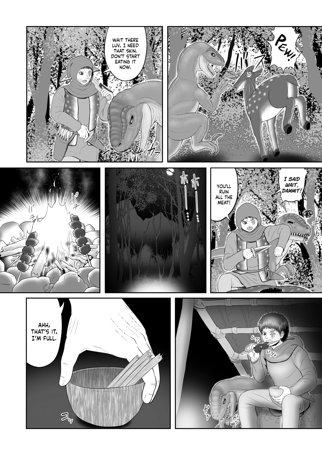 Beast Love Tales ~The Hunter and the Raptor~ page 4 full