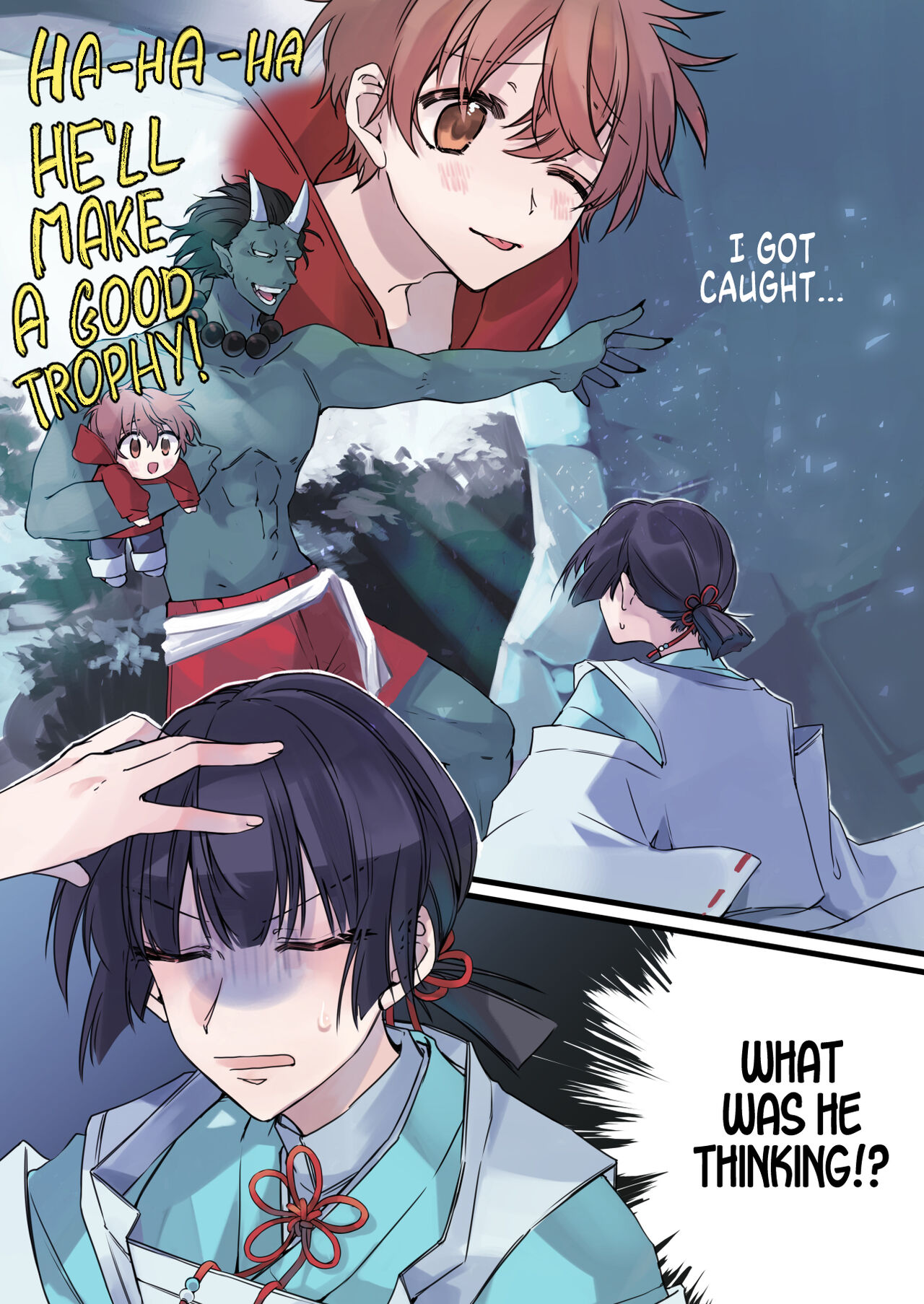 Nyotaika Sennou Sarete Shimatta Shinyuu o Sukeyou to Shitara Ore made Nyotaika Sarete Shimatta! page 3 full