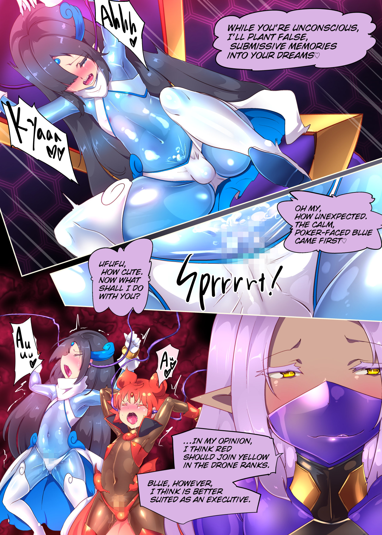 熱血女装少年ヒーローのキミがメンヘラ女にTSしてモブ♀戦闘員に堕ちちる漫画-邪淫TS洗脳トランスモブセントーインR- page 6 full