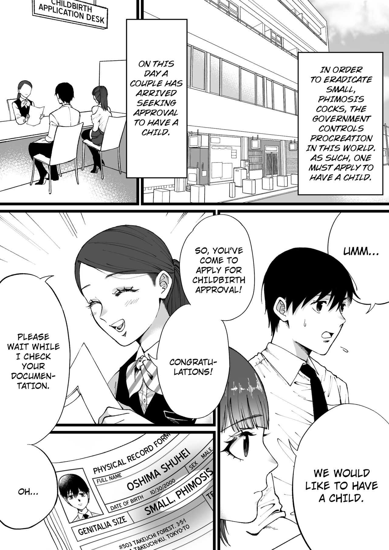 Tanshou Houkei wa Okotowari na Sekai | A World Where Small, Phimosis Cocks Are Hated page 2 full