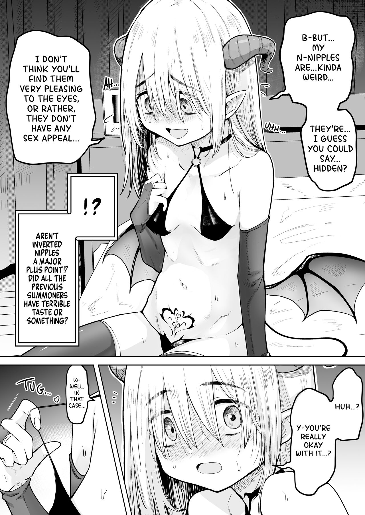Negative Chippai Succubus ga Kita. | A Tiny Titty Negative Succubus Has Arrived page 5 full
