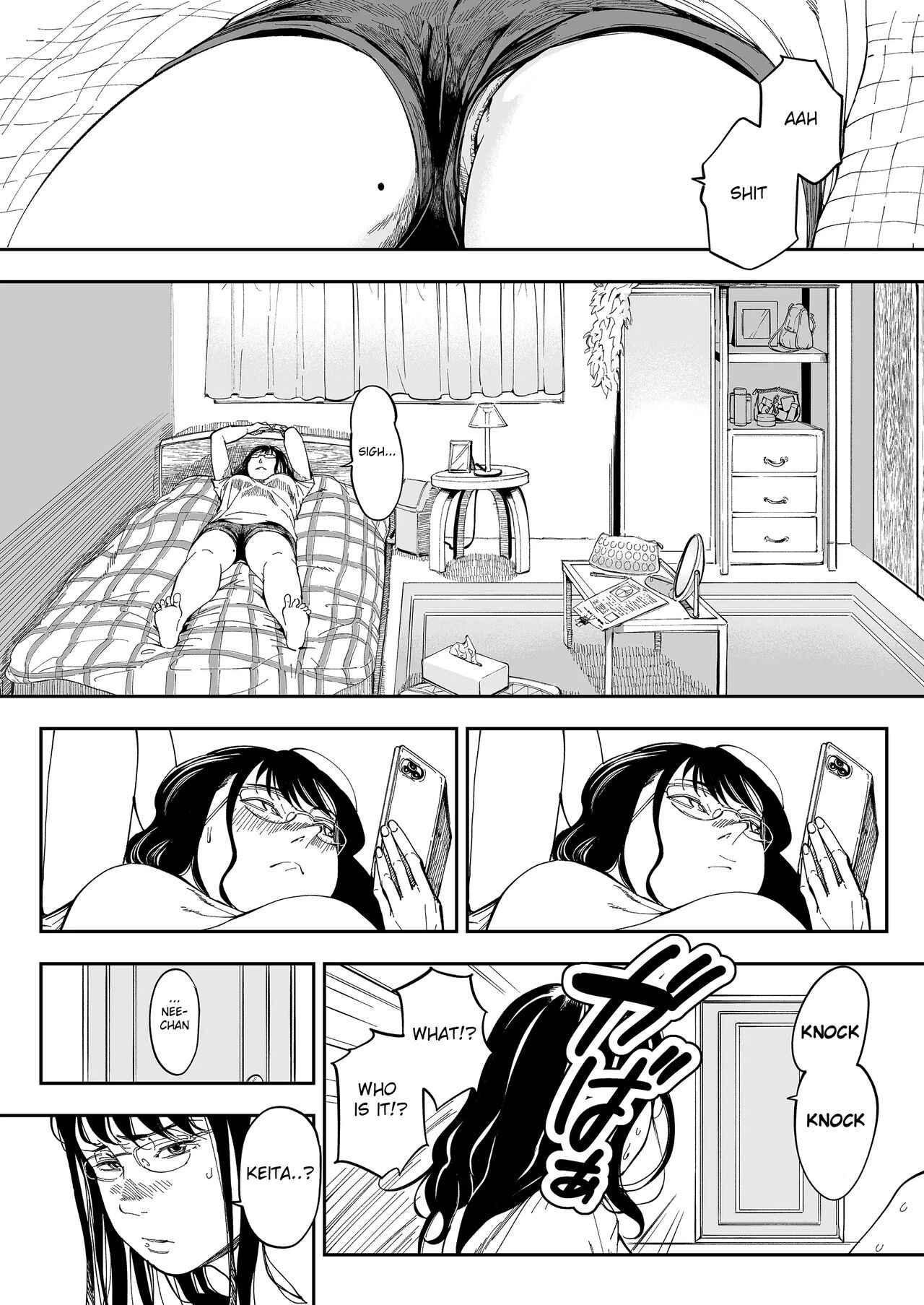 Aneki no Ero Aka Mitsuketara | I Found My Sister Horny Account page 9 full