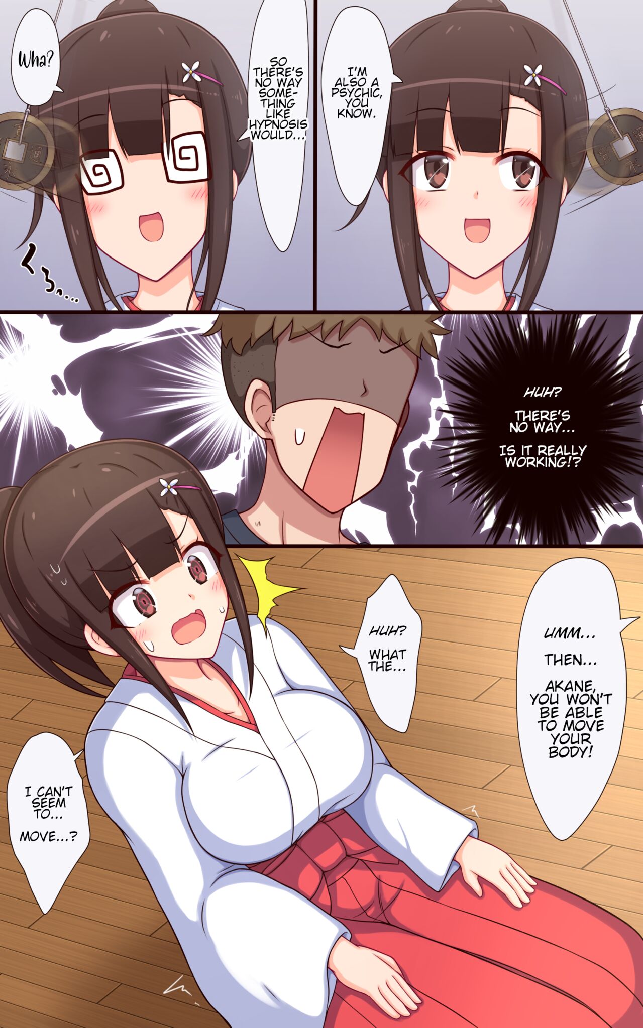 Miko-san no Kusuguri Saimin Himehajime | Shrine Maiden's New Year Hypno-tickling! page 4 full