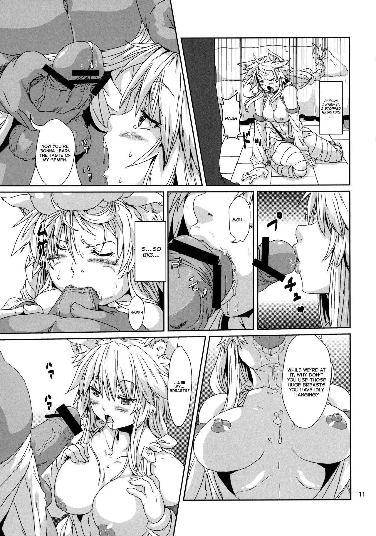 Kodomo Orc ni Damasarete Kyouseiteki ni Mushi ni Sanran Saserareru Kemonomimi Elf page 10 full