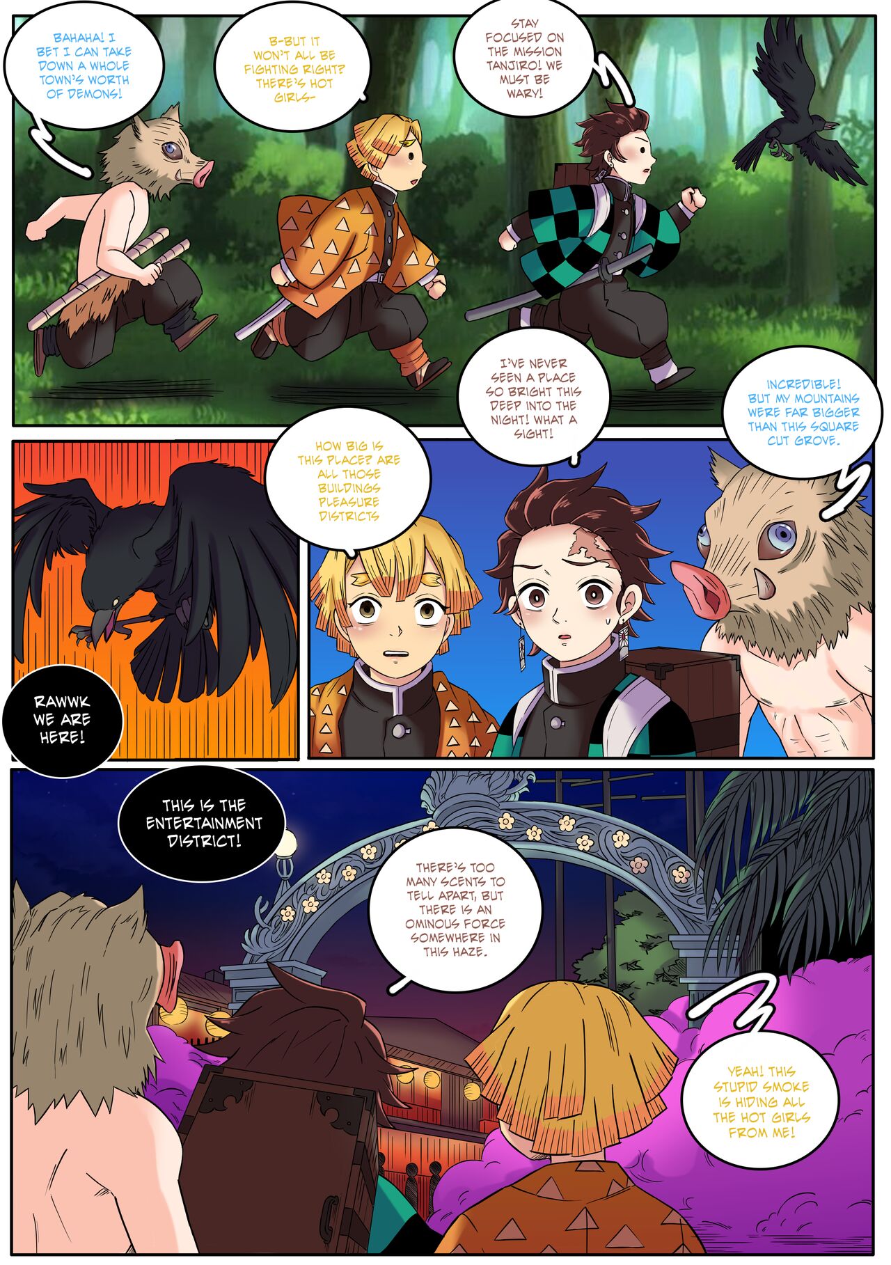 Kimetsu no Yaiba : Red Light District page 10 full