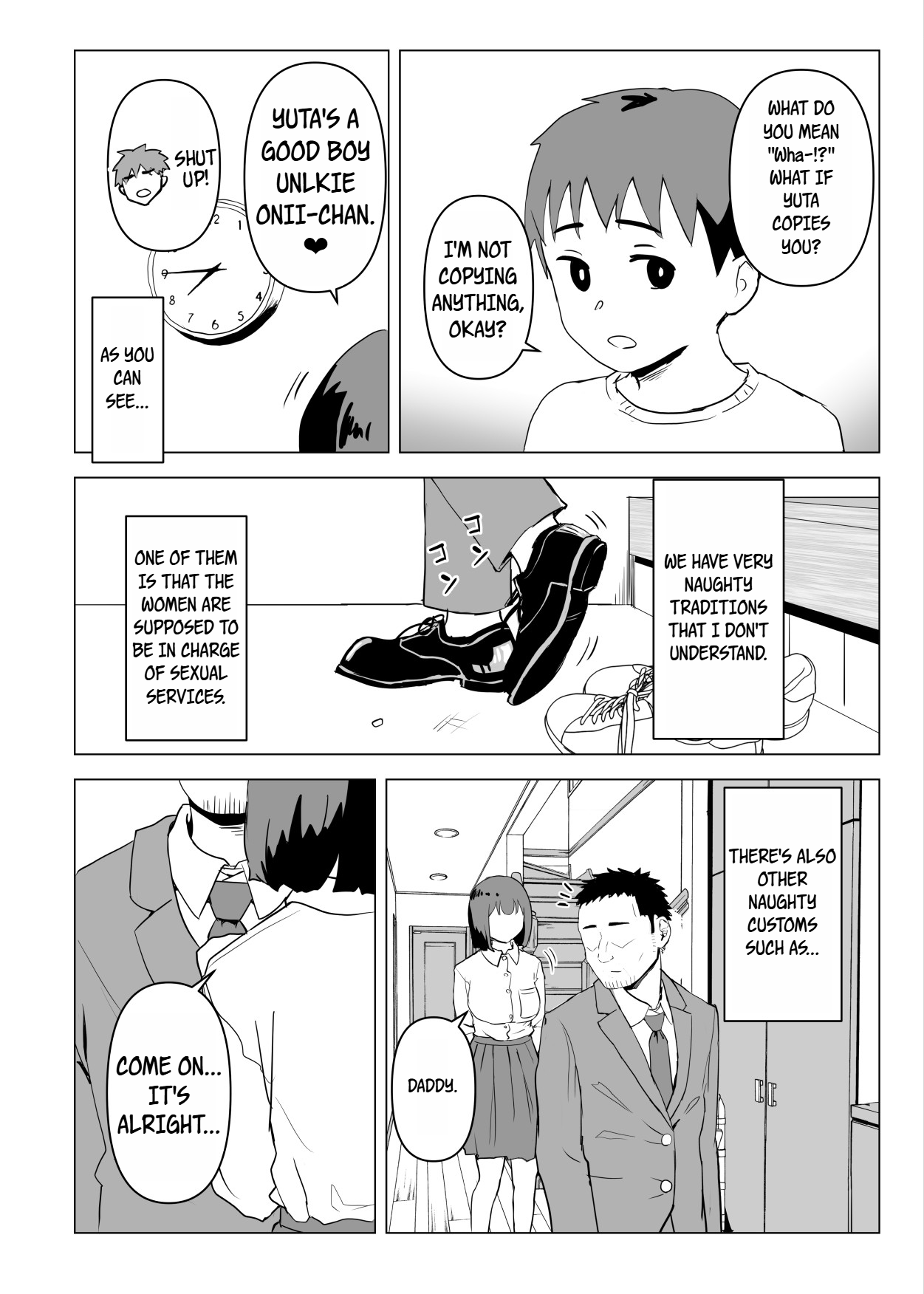 Uchi de wa Kazoku Sex wa Joushiki Rashii | In My House, Family Sex Is the Norm page 9 full