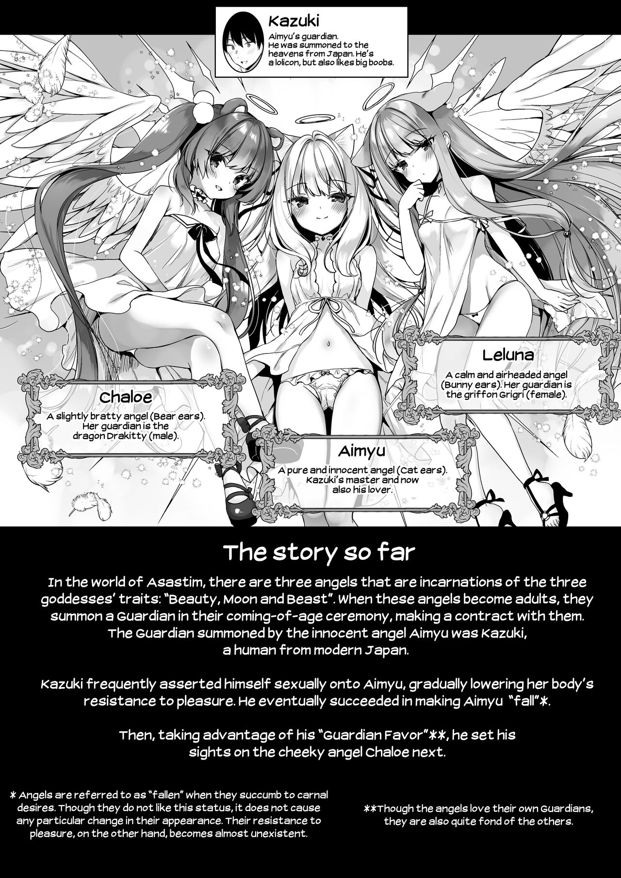 Daten Keikaku 2 -Mesugaki Tenshi o Wakarasete Otosu-  | Fallen Plan 2 -Teaching the Bratty Angel a Lesson as she Falls- page 2 full