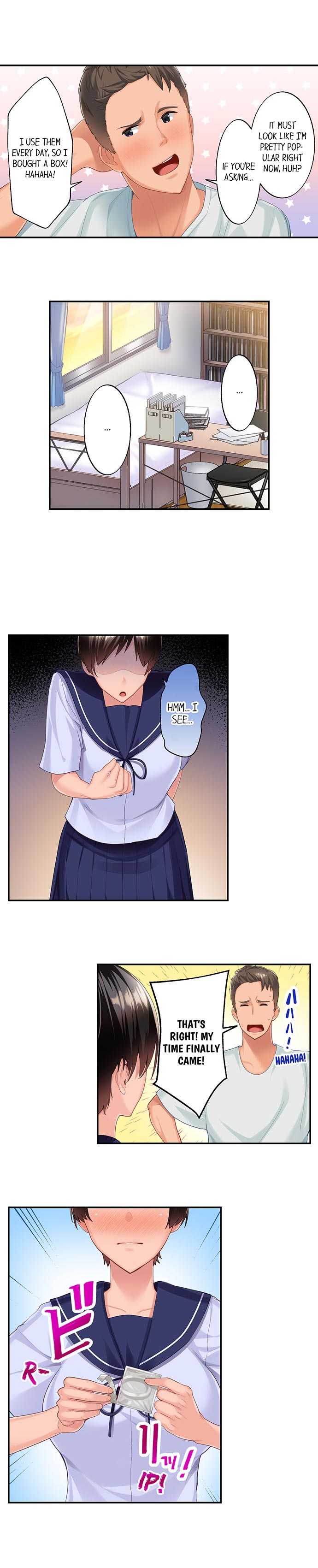 Using 100 Boxes of Condoms With My Childhood Friend! page 9 full