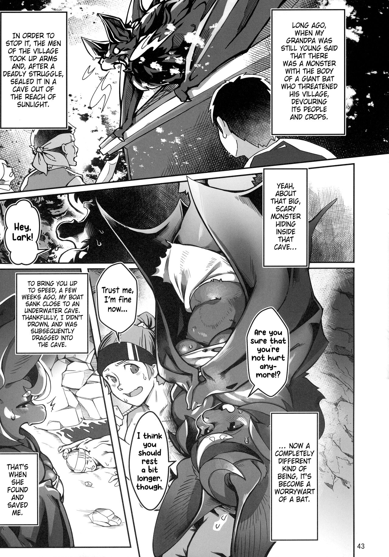 Tamanosuke's Kemo-mon Story page 1 full