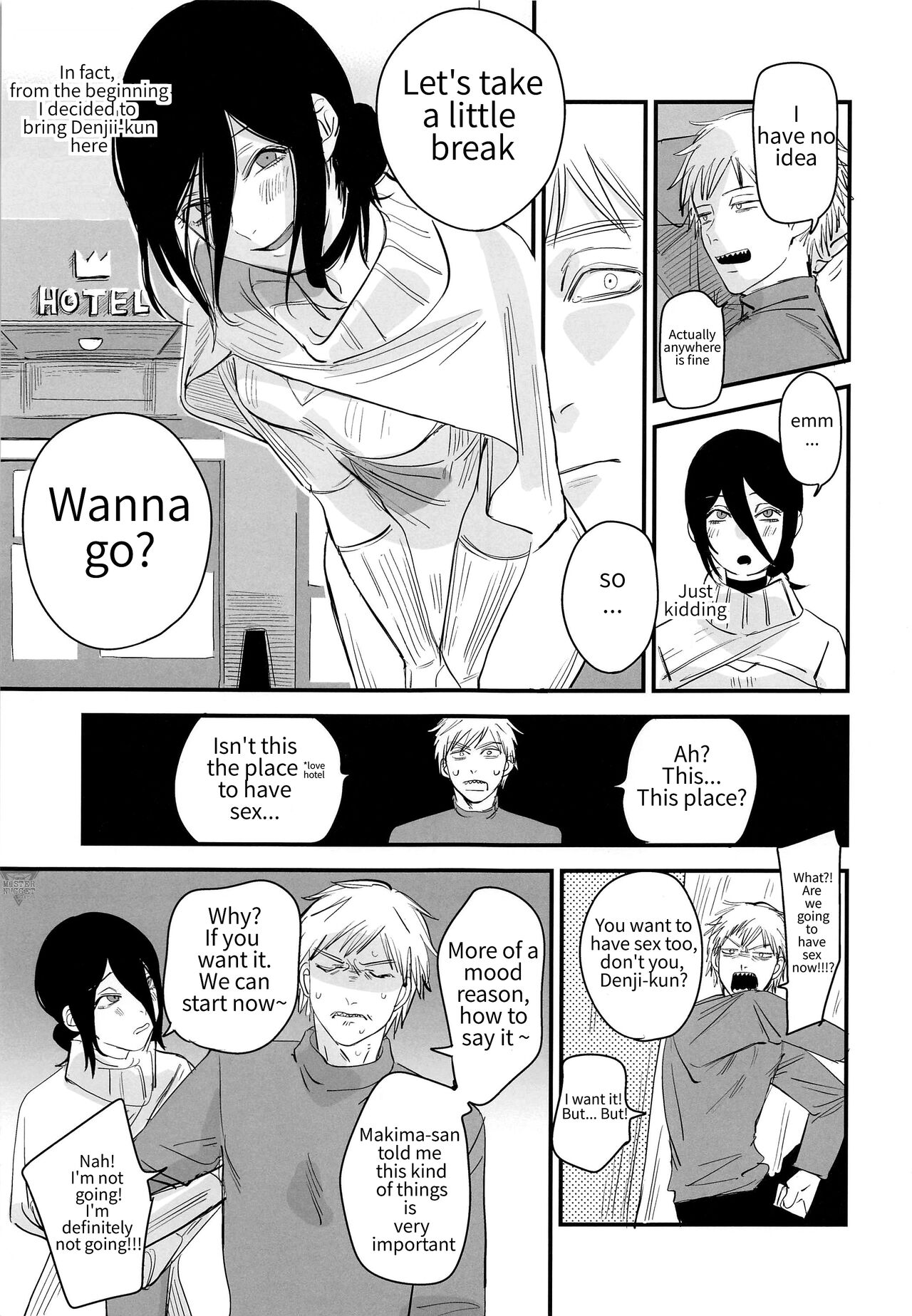 Denji-kun, Chotto Kyuukei Shimasen ka? | Denji kun, Do You Want To Take A Break? page 4 full